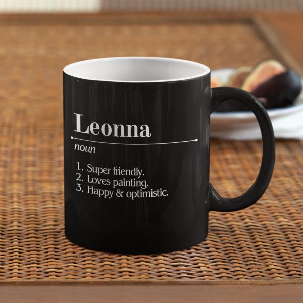 Personalised Name Definition Coffee Mugs