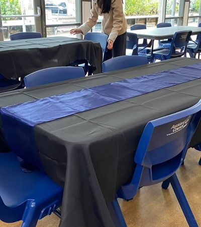 33 Tables and chairs for hire