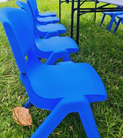 63 Tables and chairs for hire
