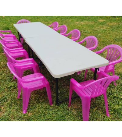 106 Tables and chairs for hire