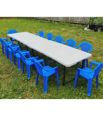 107 Tables and chairs for hire