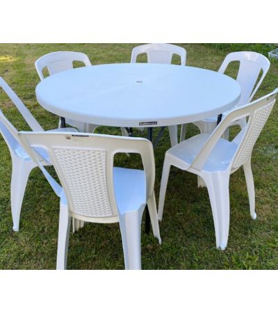 108 Tables and chairs for hire