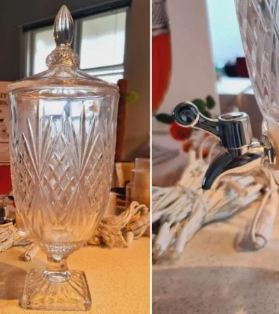 4.5L glass juice dispenser