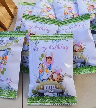 Customized chip bags 10pcs