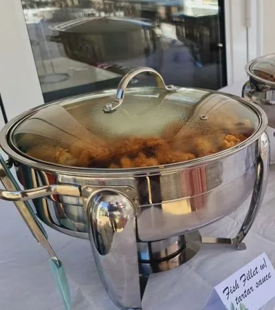 Chafing dish round 4L