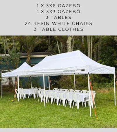 Double gazebo package