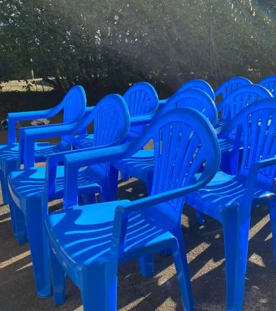 Blue kids chair