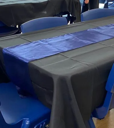 Table runner blue
