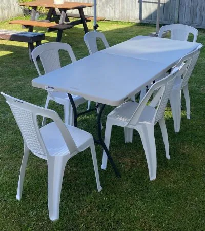 6ft bi-fold trestle table