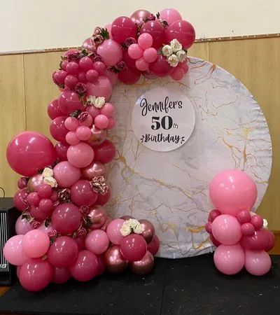 Round Backdrop package